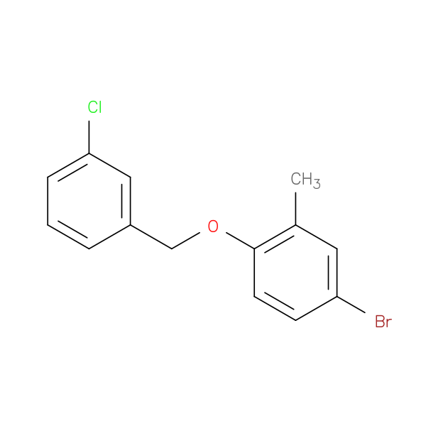 4-bromo-1-((3-chlorobenzyl)oxy)-2-methylbenzene