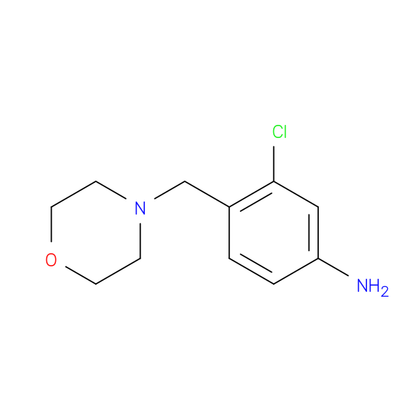 3-chloro-4-[(morpholin-4-yl)methyl]aniline
