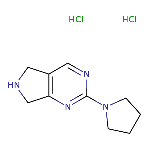 2-(PYRROLIDIN-1-YL)-6,7-DIHYDRO-5H-PYRROLO[3,4-D]PYRIMIDINE DIHYDROCHLORI+