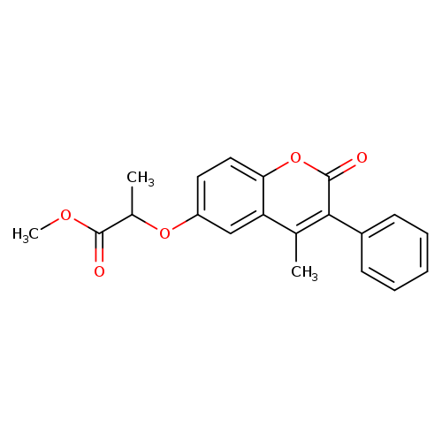 methyl 2-[(4-methyl-2-oxo-3-phenyl-2H-chromen-6-yl)oxy]propanoate
