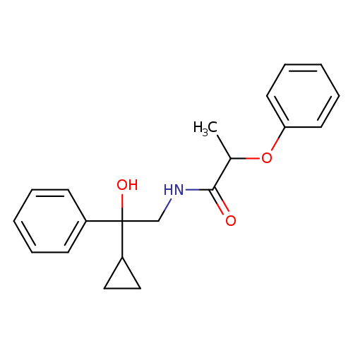 N-(2-cyclopropyl-2-hydroxy-2-phenylethyl)-2-phenoxypropanamide