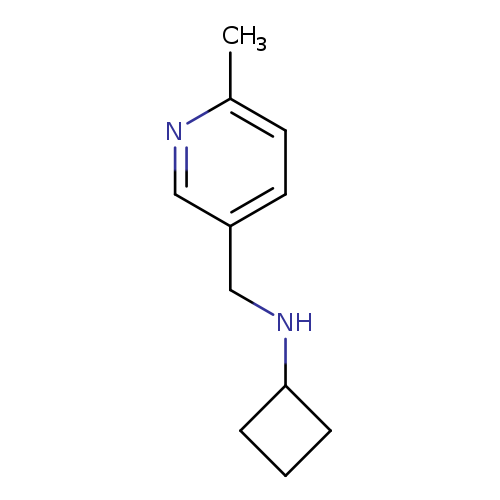 N-[(6-methylpyridin-3-yl)methyl]cyclobutanamine