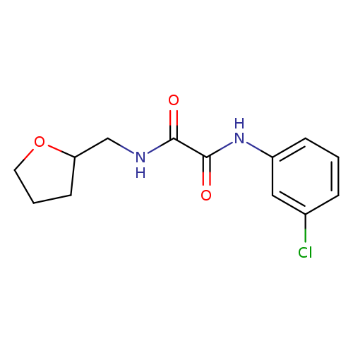 N~1~-(3-chlorophenyl)-N~2~-(tetrahydro-2-furanylmethyl)ethanediamide