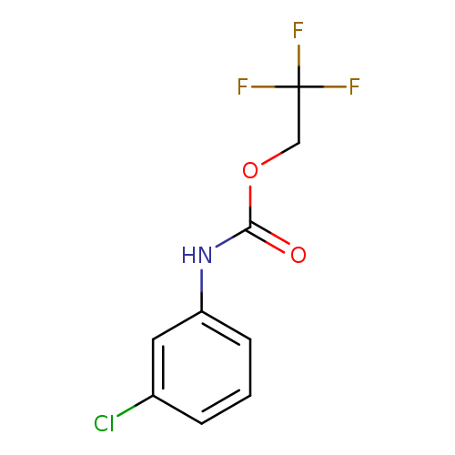 Carbamic acid, (3-chlorophenyl)-, 2,2,2-trifluoroethyl ester (9CI)