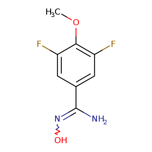 3,5-difluoro-N'-hydroxy-4-methoxybenzene-1-carboximidamide