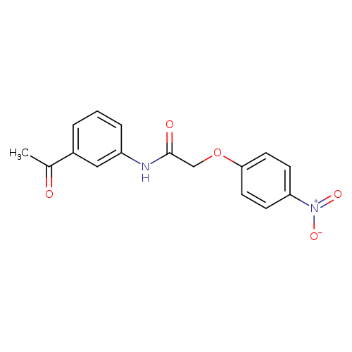 N-(3-acetylphenyl)-2-{4-nitrophenoxy}acetamide