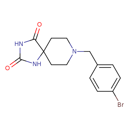 8-[(4-bromophenyl)methyl]-1,3,8-triazaspiro[4.5]decane-2,4-dione