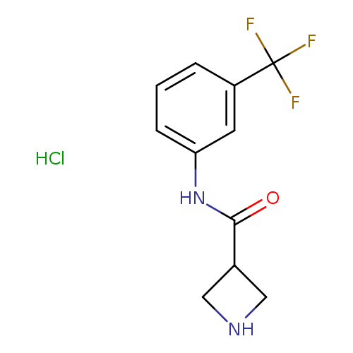 N-[3-(trifluoromethyl)phenyl]azetidine-3-carboxamide hydrochloride