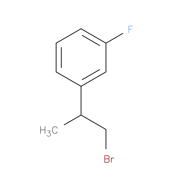 1-(1-bromopropan-2-yl)-3-fluorobenzene
