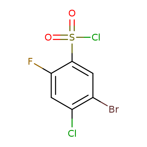 5-Bromo-4-chloro-2-fluoro-benzenesulfonylchloride