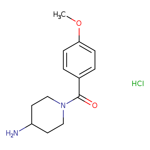 (4-Aminopiperidin-1-yl)(4-methoxyphenyl)methanone hydrochloride