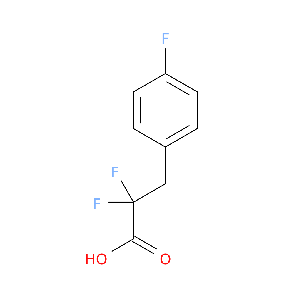2,2-difluoro-3-(4-fluorophenyl)propanoic acid