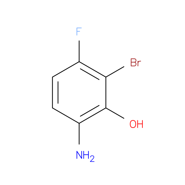 3-Bromo-4-fluoro-2-hydroxyaniline