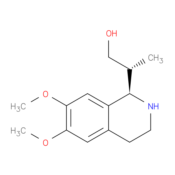 (R*)-2-((R*)-6,7-Dimethoxy-1,2,3,4-tetrahydro-isoquinolin-1-yl)-propan-1-ol
