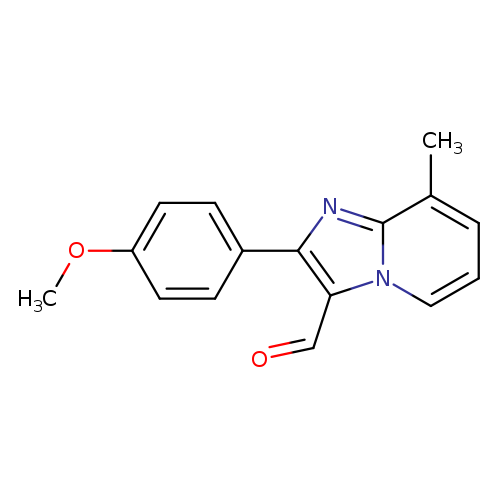 2-(4-Methoxyphenyl)-8-methylimidazo[1,2-a]pyridine-3-carbaldehyde