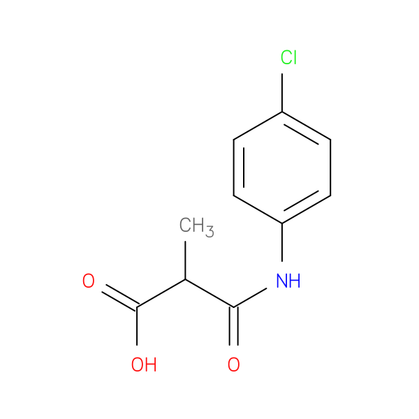 2-[(4-chlorophenyl)carbamoyl]-2-methylaceticacid