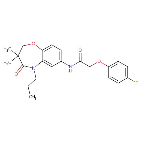 N-(3,3-dimethyl-4-oxo-5-propyl-2,3,4,5-tetrahydro-1,5-benzoxazepin-7-yl)-2-(4-fluorophenoxy)acetamide