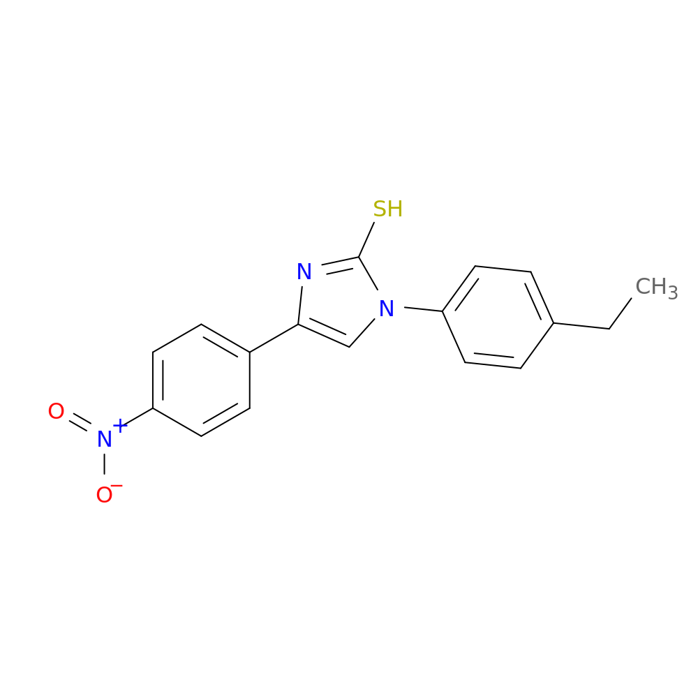 1-(4-ethylphenyl)-4-(4-nitrophenyl)-1H-imidazole-2-thiol