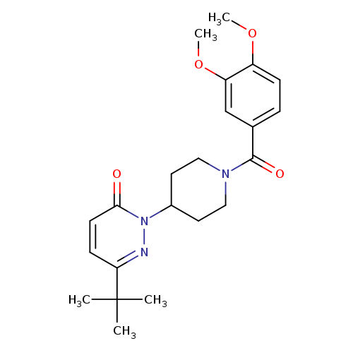 6-tert-butyl-2-[1-(3,4-dimethoxybenzoyl)piperidin-4-yl]-2,3-dihydropyridazin-3-one