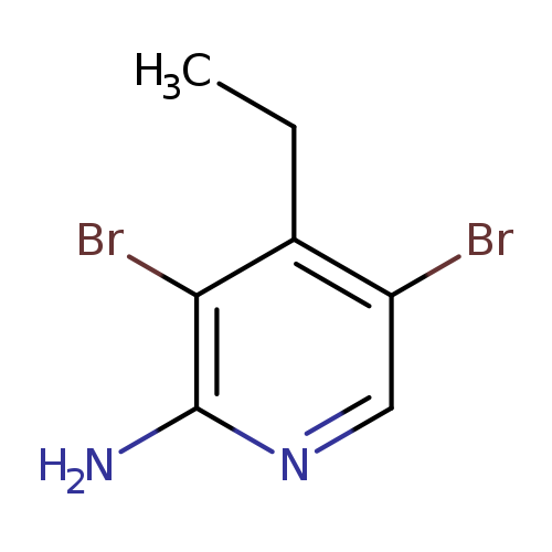 3,5-DIBROMO-4-ETHYLPYRIDIN-2-AMINE