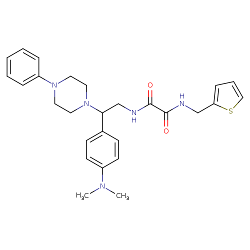 N'-{2-[4-(dimethylamino)phenyl]-2-(4-phenylpiperazin-1-yl)ethyl}-N-[(thiophen-2-yl)methyl]ethanediamide