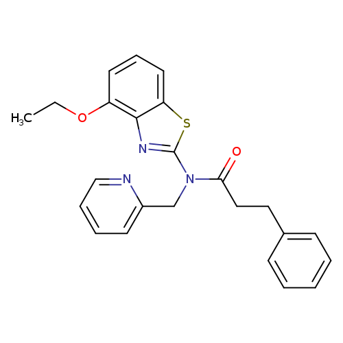 N-(4-ethoxy-1,3-benzothiazol-2-yl)-3-phenyl-N-[(pyridin-2-yl)methyl]propanamide