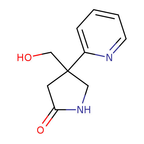 4-(hydroxymethyl)-4-(pyridin-2-yl)pyrrolidin-2-one