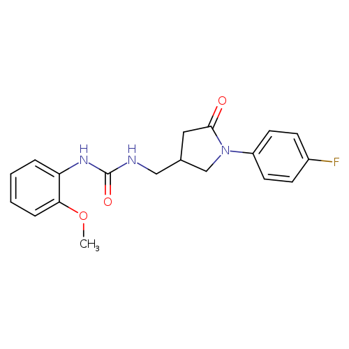 3-{[1-(4-fluorophenyl)-5-oxopyrrolidin-3-yl]methyl}-1-(2-methoxyphenyl)urea