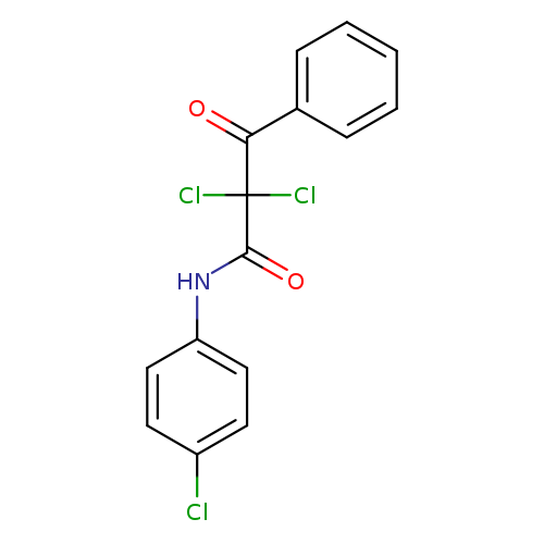 2,2-dichloro-N-(4-chlorophenyl)-3-oxo-3-phenylpropanamide