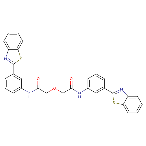 N-[3-(1,3-benzothiazol-2-yl)phenyl]-2-({[3-(1,3-benzothiazol-2-yl)phenyl]carbamoyl}methoxy)acetamide