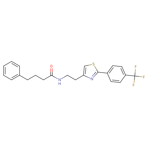 4-phenyl-N-(2-{2-[4-(trifluoromethyl)phenyl]-1,3-thiazol-4-yl}ethyl)butanamide
