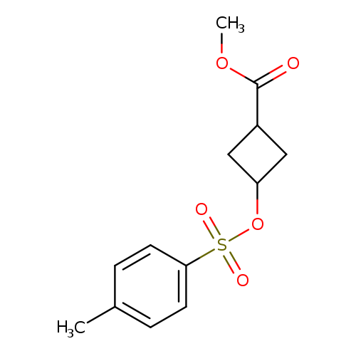 Methyl 3-{[(4-methylbenzene)sulfonyl]oxy}cyclobutane-1-carboxylate