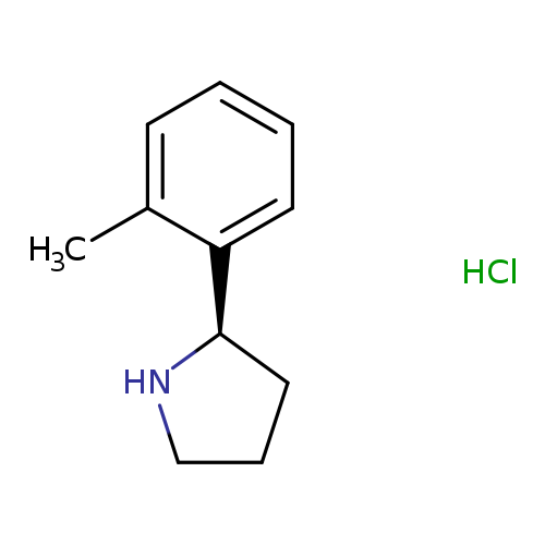 Pyrrolidine, 2-(2-methylphenyl)-, hydrochloride (1:1), (2R)-