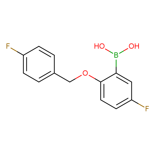 5-Fluoro-2-(4-fluorophenylmethoxy)phenylboronic acid