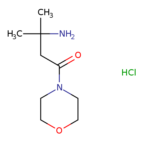 3-Amino-3-methyl-1-morpholinobutan-1-onehydrochloride