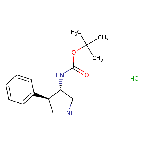 tert-Butyl ((3S,4R)-4-phenylpyrrolidin-3-yl)carbamate hydrochloride