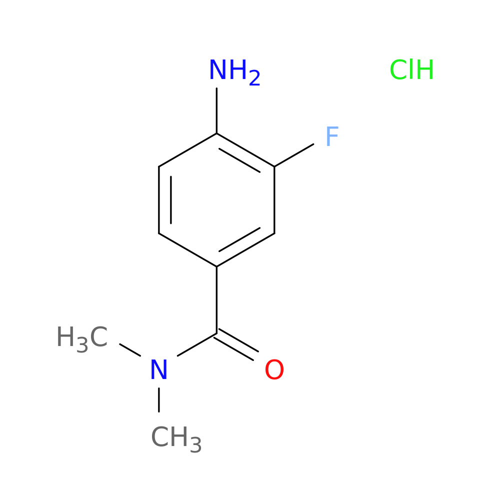 4-Amino-3-fluoro-N,N-dimethylbenzamide hydrochloride