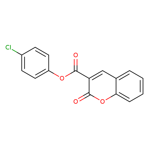 4-chlorophenyl 2-oxo-2H-chromene-3-carboxylate