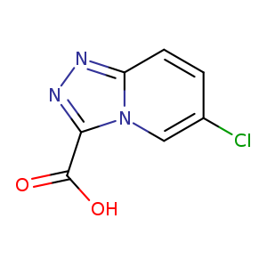 6-chloro-[1,2,4]triazolo[4,3-a]pyridine-3-carboxylic acid