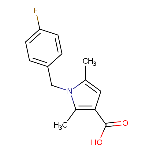 1-(4-Fluorobenzyl)-2,5-dimethyl-1h-pyrrole-3-carboxylic acid