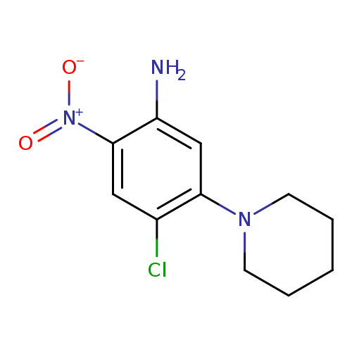 4-chloro-2-nitro-5-(piperidin-1-yl)aniline