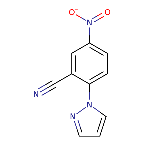 5-Nitro-2-(pyrazol-1-yl)benzonitrile