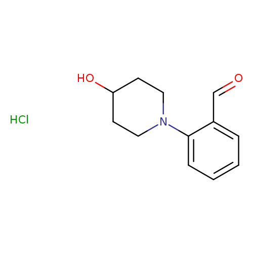 2-(4-Hydroxypiperidin-1-yl)benzaldehyde, HCl