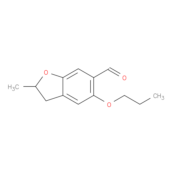 2-Methyl-5-propoxy-2,3-dihydro-1-benzofuran-6-carbaldehyde