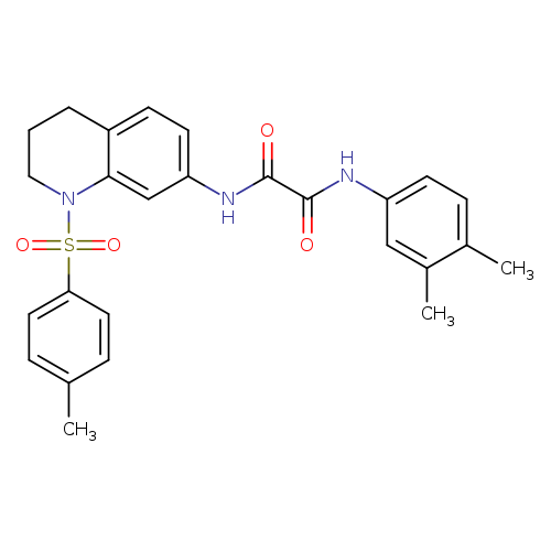 N'-(3,4-dimethylphenyl)-N-[1-(4-methylbenzenesulfonyl)-1,2,3,4-tetrahydroquinolin-7-yl]ethanediamide