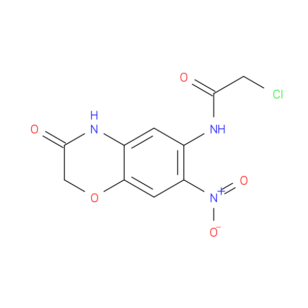2-chloro-N-(7-nitro-3-oxo-3,4-dihydro-2H-1,4-benzoxazin-6-yl)acetamide