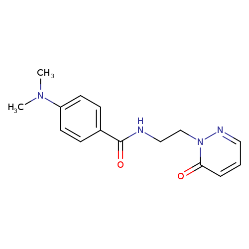 4-(dimethylamino)-N-[2-(6-oxo-1,6-dihydropyridazin-1-yl)ethyl]benzamide