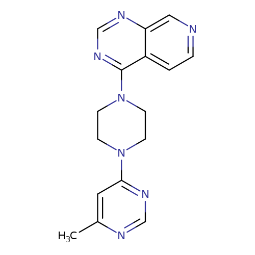 4-methyl-6-(4-{pyrido[3,4-d]pyrimidin-4-yl}piperazin-1-yl)pyrimidine