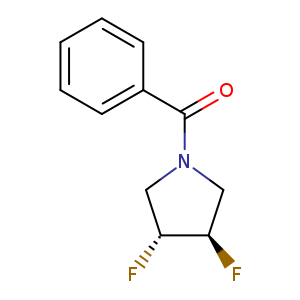 rac-(3R,4R)-1-benzoyl-3,4-difluoropyrrolidine,trans