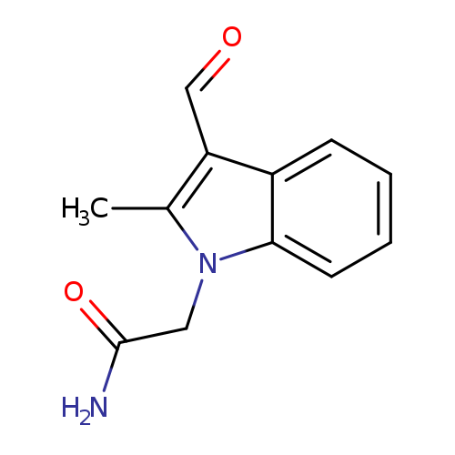 2-(3-Formyl-2-methyl-1h-indol-1-yl)acetamide